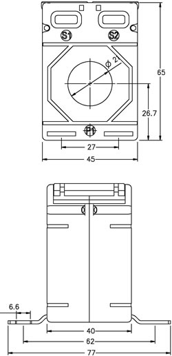 m4521 outline drawing